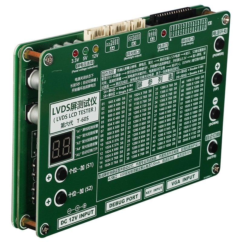 LVDS T-60S LCD/LED TV Panel Test Cihazı