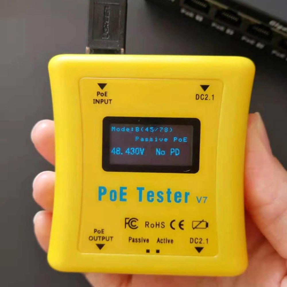 Powermaster Gigabit Inline Poe Test Cihazı ve Dedektörü