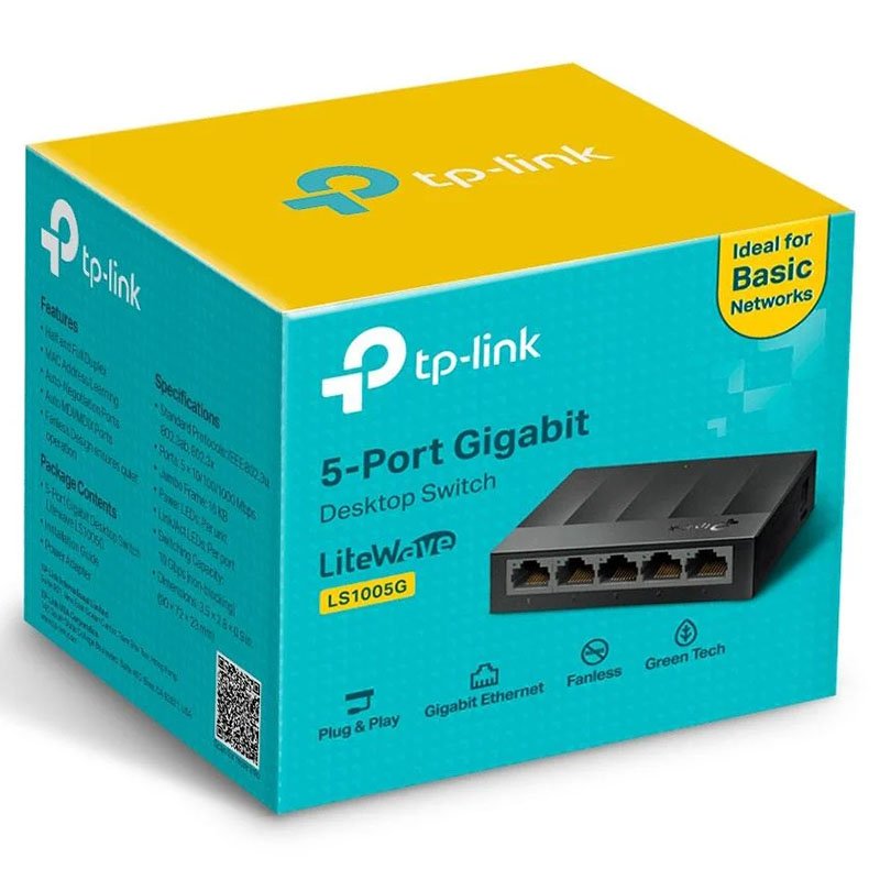 Tp-Link Ls1005g 5 Port Gigabit Desktop Switch Özellikleri