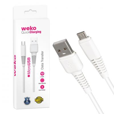 WEKO WK-22020 USB TO MICRO USB 1 MT ŞARJ KABLOSU (NO:2)