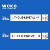 WKSET-6023 36832X2 36833X1 17DLB43VER11-A/B 3 ADET LED BAR (7+7LENS)
