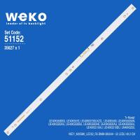 WKSET-6152 35627X1 V6EY_400SM0_LED52_R5 BN96-39504A 1 ADET LED BAR (52LED)