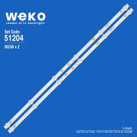 WKSET-6204 36248X2 SJ.CX.D3200601-3030HS-M  2 ADET LED BAR (6V6LED57,2CM)