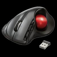 TRUST 23121 SFERIA Trackball 1600DPI İztopu Siyah Kablosuz Mouse