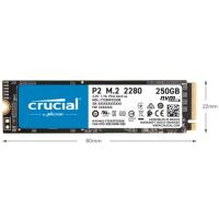 Crucial P2 250GB SSD m.2 NVMe PCIe CT250P2SSD8