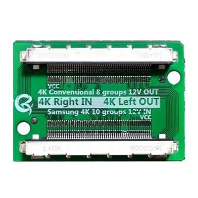 LCD PANEL FLEXİ REPAİR KART 4K RİGHT İN 4K LEFT OUT LVDS TO LVDS QK0822A