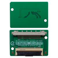 LCD PANEL FLEXİ REPAİR KART 4K RİGHT İN 4K LEFT OUT FPC TO LVDS QK0822B