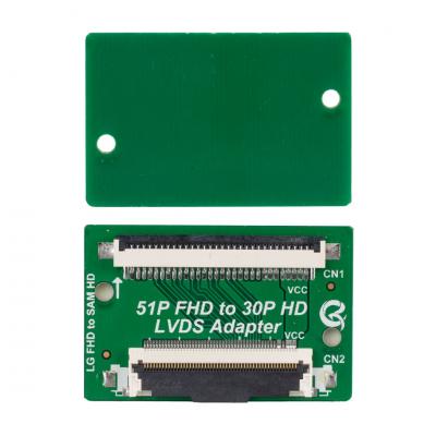 LCD PANEL FLEXİ REPAİR KART 51P FHD TO 30P HD LVDS ADAPTER LG FHD TO SAM HD QK08V2 QK8002A