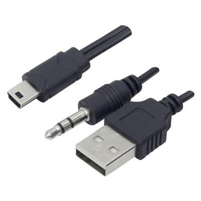 POWERMASTER USB TO AUX - 5 PİN KABLO (MÜZİK KUTUSU KABLOSU) * PL-8624 40CM