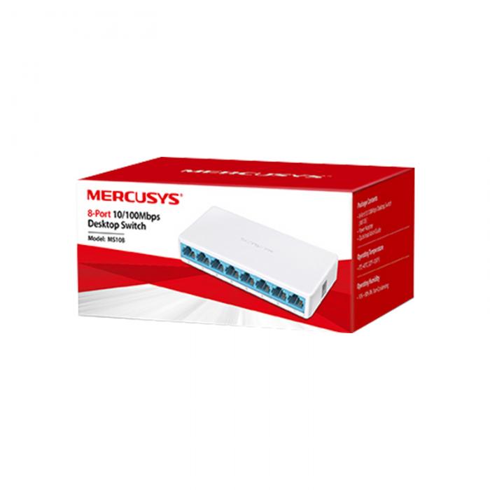 TP-LINK MERCUSYS MS108 8 PORT 10/100 MBPS ETHERNET SWITCH