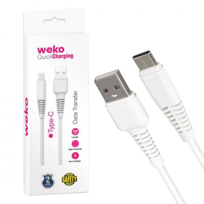 WEKO WK-22021 USB TO TYPE-C 1 MT ŞARJ KABLOSU (NO:2)