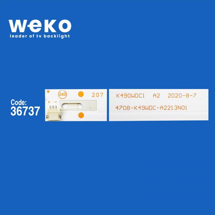 WKSET-5906 36737X9 K490WDC1 A2 4708-K49WDC-A2213N01 9 ADET LED BAR