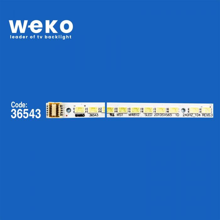 WKSET-6192 36543X2 SLED 2010SVS65 1D 240HZ-104 REV.3 1 2 ADET LED BAR (104LED)