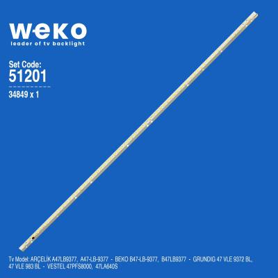 WKSET-6201 34849X1 47 V13 EDGE REV0.5  1 ADET LED BAR (66LED)