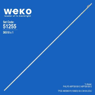 WKSET-6255 36518X1 TPGE-480SM0-R1(130823)  1 ADET LED BAR (56LED)