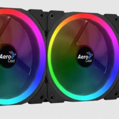 AEROCOOL AE-ORBT-RC 3x12cm RGB LED Fan,Uzaktan Kumanda Fan Kit