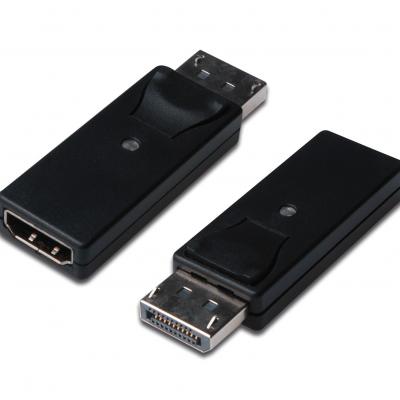 ASSMANN AK-340602-000-S DP Erkek-HDMI Tip A Dişi Plastik Şasi Siyah Adaptör Çoklayıcı