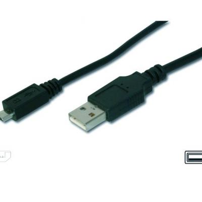 ASSMANN AK-300127-018-S 1.8mt USB 2.0 Type-A Micro Bağlantı Kablosu