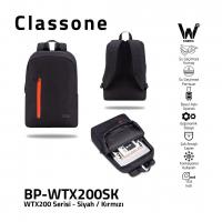 CLASSONE BP-WTX200SK BP-WTX200SK-15.6" Sırt Çnt-Siyah-Krımızı