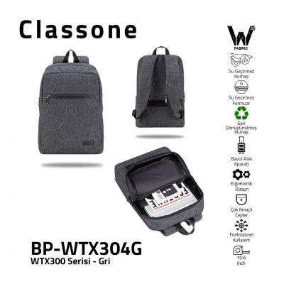 CLASSONE BP-WTX304G BP-WTX304G-15.6" Sırt ÇNT GRİ