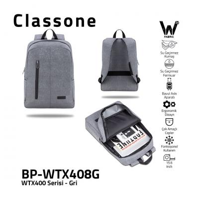 CLASSONE BP-WTX408G  BP-WTX408G 15.6" Sırt ÇNT GRİ