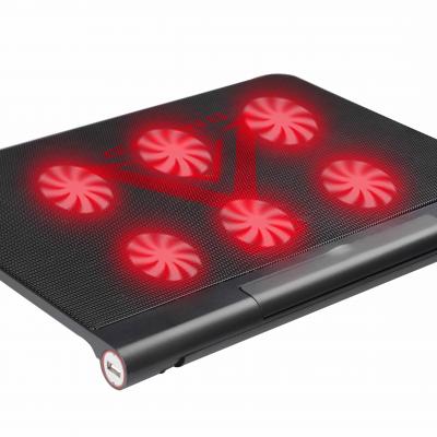 CLASSONE G6 15-17' 6xFan 2xUSB 4xStand Kırmızı LED Gaming Notebook Soğutucu