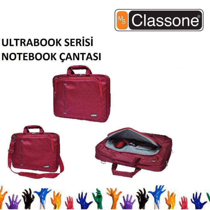 CLASSONE UL162 15.6' Ultracase Serisi Kırmızı Notebook Çantası
