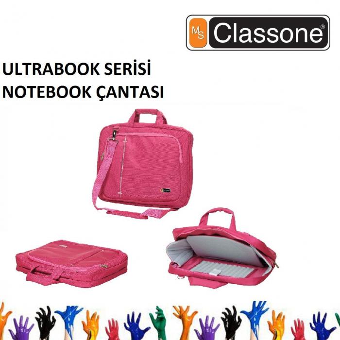CLASSONE UL166 13-14-15.6' Ultracase Serisi Pembe Notebook Çantası