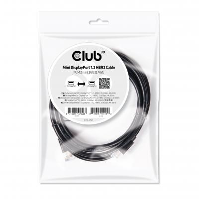 CLUB3D CAC-2161 2M Mini Display Port - Display Port Kablo Çoklayıcı M/M
