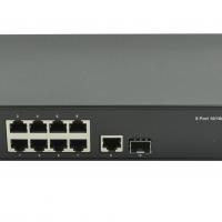 CNET CGS-802GSWP 8xPort Full Gigabit 1xRJ45 Uplink 1xSFP Smart PoE 130W Switch