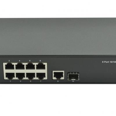 CNET CGS-802GSWP 8xPort Full Gigabit 1xRJ45 Uplink 1xSFP Smart PoE 130W Switch