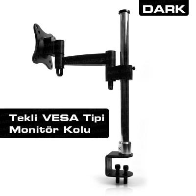 DARK DK-AC-VM10 13"-23" Monitör Destekli Masa Tipi LCD Monitör,TV Kolu