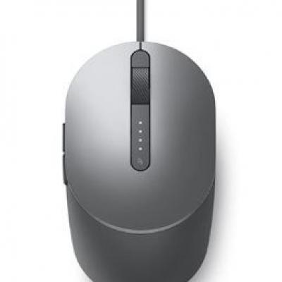 DELL 570-ABHM Laser Wired Mouse - MS3220 - Titan Gray