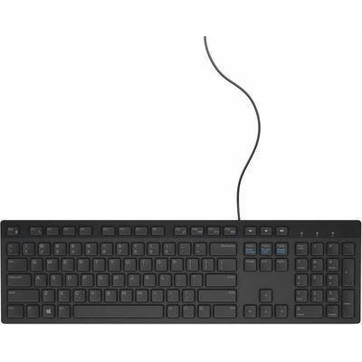DELL 580-ADHK Multimedia Keyboard-KB216 - US International (QWERTY) - Black