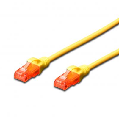 DIGITUS DK-1617-0025-Y Cat6 0.25m U-UTP Kırmızı Sarı Patch Network Kablosu