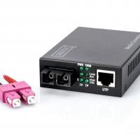 DIGITUS DN-82020-1 Media/Rate Converter, 10/100TX - 100FX (Multimode 2 km, SC)