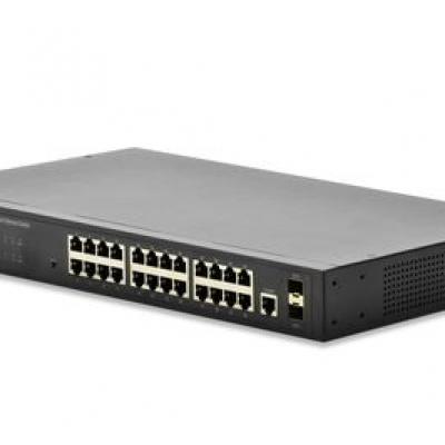 DIGITUS DN-80221-1 24-port Gigabit Web Smart Switch 24-port 10/100/1000Base TX + 2