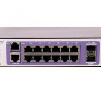 EXTRMNTWRK 16567 210-Series 12 port 10/100/1000BASE-T PoE+ 2 1GbE unpopulated SFP ports 1