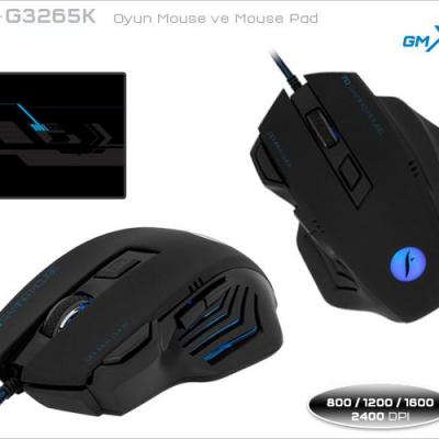 FRISBY FM-G3265K Kablolu USB Gaming Mouse,MousePad