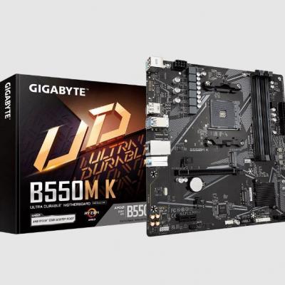 GIGABYTE B550M-K AMD B550 Ultra Durable Motherboard with Digital VRM Solution PCIe 4.0