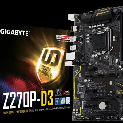 GIGABYTE GA-Z270P-D3 Intel Z270 1151 DDR4 3866MHz HDMI Anakart