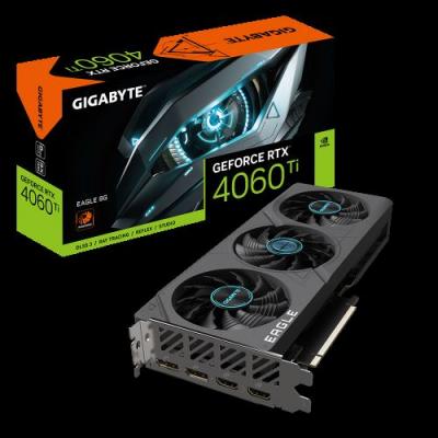 GIGABYTE GV-N406TEAGLEOC8GD GeForce RTX 4060 Ti 8GB 256Bit GDDR6 PCI-E 4.0 Ekran Kartı