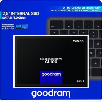 GOODRAM SSDPR-CL100-240-G3 SSD 240GB 2.5 SATA 6GB 520/400