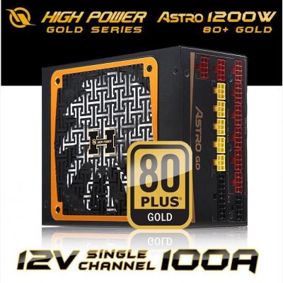 HIGHPOWER HPJ-1200GD-F14C 1200W Astro 13.5cm Fan 80+Gold Modüler Gaming Güç Kaynağı
