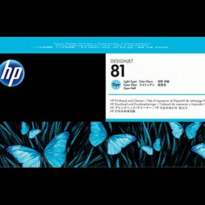 HP C4954A No 81 Açık Mavi Baskı Kafası,Temizleyici