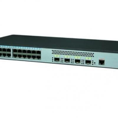 HUAWEI S5720-28P-LI-AC S5720-28P-LI-AC(24 Ethernet 10/100/1000 ports,4Gig SFP,AC power)