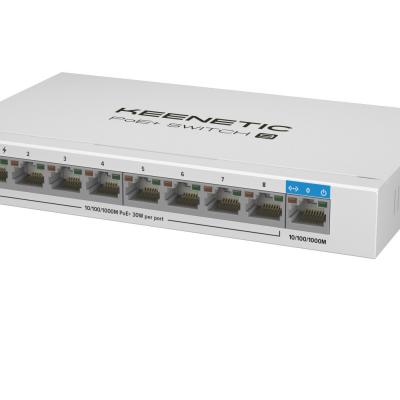 KEENETIC KN-4710-01-EU PoE+ Switch 9 1x1Gbit 8x1Gbit PoE+ Port IEEE 802.3af/at 120W
