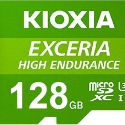 KIOXIA LMHE1G128GG2 128GB EXCERIA HIGH ENDURANCE microSD C10 U3 V30 A1 Hafıza kartı