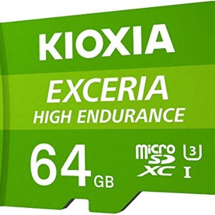 KIOXIA LMHE1G064GG2 FLA 64GB EXCERIA HIGH ENDURANCE microSD C10 U3 V30 A1