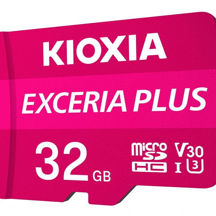 KIOXIA LMPL1M032GG2 FLA 32GB EXCERIA PLUS microSD C10 U3 V30 UHS1 A1
